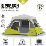 CORE Instant Cabin Tent for 6 - Quick Setup