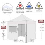 Eurmax 10'x10' Instant Canopy Tent with Walls