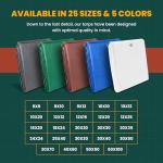 Large Waterproof Tarp for Camping and Outdoor Use