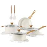 SENSARTE 13-Piece Nonstick Ceramic Camping Cookware Set