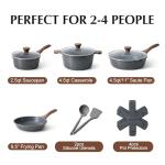 SENSARTE 13-Piece Nonstick Camping Cookware Set