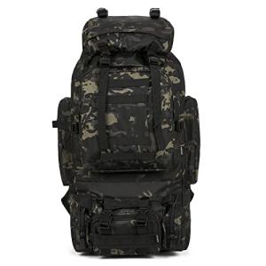 King’sGuard 100L Military Camping Backpack - Black