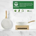 SENSARTE 13-Piece Nonstick Ceramic Camping Cookware Set