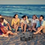 Portable 2-Burner Propane Camping Stove with Bag