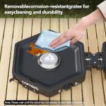 Portable 2-Burner Propane Camping Stove with Bag