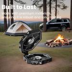 Portable 2-Burner Propane Camping Stove with Bag