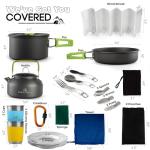 Fortitude21 19-Piece Camping Cooking Set