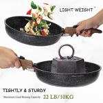 Detachable Induction Cookware Set - 10 Pieces