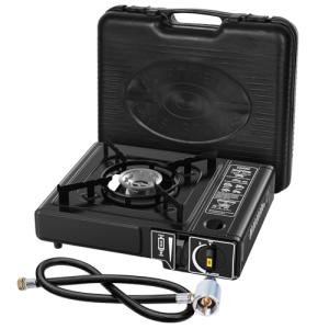 Portable Dual Fuel Camp Stove with Case