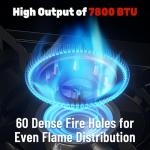 Portable Dual Fuel Camp Stove with Case