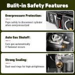 Portable Dual Fuel Camp Stove with Case