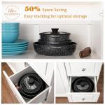 Detachable Induction Cookware Set - 10 Pieces