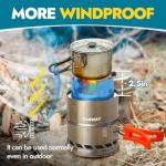 CANWAY Portable Stainless Steel Camping Stove