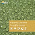 Heavy Duty Waterproof Green Tarp 12x12 Feet
