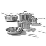 10-Piece Stainless Steel Cookware Set for Camping