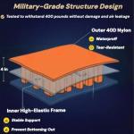 VALEHOWL 4-Inch Inflatable Camping Sleeping Pad