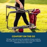 Portable Folding Rocking Camping Chair - Indigo Blue