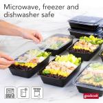GoodCook 10-Pack BPA-Free Meal Prep Containers