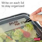 GoodCook 10-Pack BPA-Free Meal Prep Containers