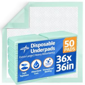 Super Absorbent Incontinence Bed Pads 36"x36