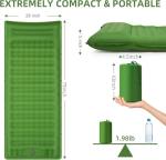 FNARMW Extra Thick Inflatable Camping Sleeping Pad
