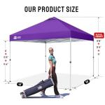 Crown Shades 10x10 Pop Up Canopy - Easy Setup