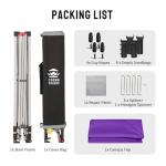 Crown Shades 10x10 Pop Up Canopy - Easy Setup