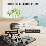 Simpli Comfy Queen Self-Inflating Mattress with Frame