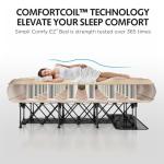 Simpli Comfy Queen Self-Inflating Mattress with Frame