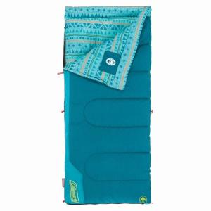 Coleman Kids Cool-Weather Sleeping Bag - Teal