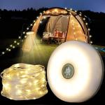 Rechargeable Waterproof Camping String Lights - 32.8ft