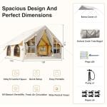 KNUO Inflatable Waterproof Camping Tent for 5-8 People