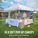 CROWN SHADES 10x10 Pop Up Canopy Tent