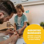 110-Piece Travel First Aid Kit for Emergencies