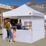10'x10' Pop-Up Canopy Tent with Sidewalls and Bags