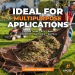 Heavy Duty Waterproof Brown Tarp Cover 6' x 8