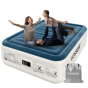 VOSSER Queen Air Mattress with Built-in Pump