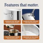 Stainless Steel 14-Piece Camping Cookware Set