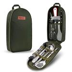 Portable Camping Kitchen Utensils Set with Bag