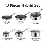10-Piece Non-Stick Camping Cookware Set