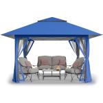 CROWN SHADES 13x13 Pop Up Canopy Tent - Blue