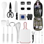 Portable Camping Kitchen Utensils Set with Bag