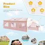10'x30' Waterproof Party Tent with Sidewalls