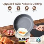 Sensarte Non-Stick Swiss Granite Omelette Pan