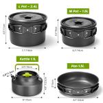 29-Piece Lightweight Camping Cookware Set