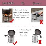 SOLEADER Compact Portable Wood Burning Camp Stove