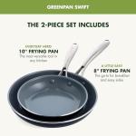 GreenPan Swift Healthy Ceramic Nonstick Frying Pan Set