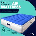EnerPlex Double Height Air Mattress with Pump