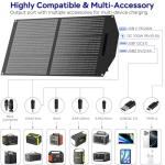 Portable 100W Solar Panel for Camping and Travel