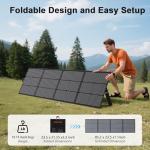 220W Portable Foldable Solar Panel for Camping